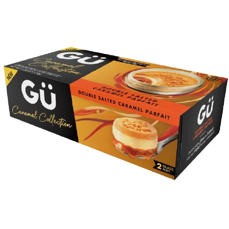 Gu Παγωτό Sundae με διπλή αλατισμένη καραμέλα 2x85g Gu Παγωτό Sundae με διπλή αλατισμένη καραμέλα 2x85g
