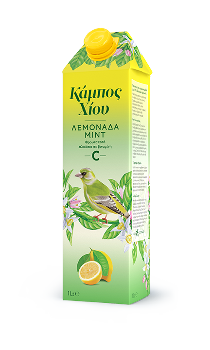 Κάμπος Χίου Φρουτοποτό Λεμονάδα Mint 1L Κάμπος Χίου Φρουτοποτό Λεμονάδα Mint 1L
