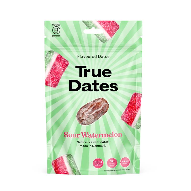 Χουρμάδες True Dates με γεύση καρπούζι 100g Χουρμάδες True Dates με γεύση καρπούζι 100g