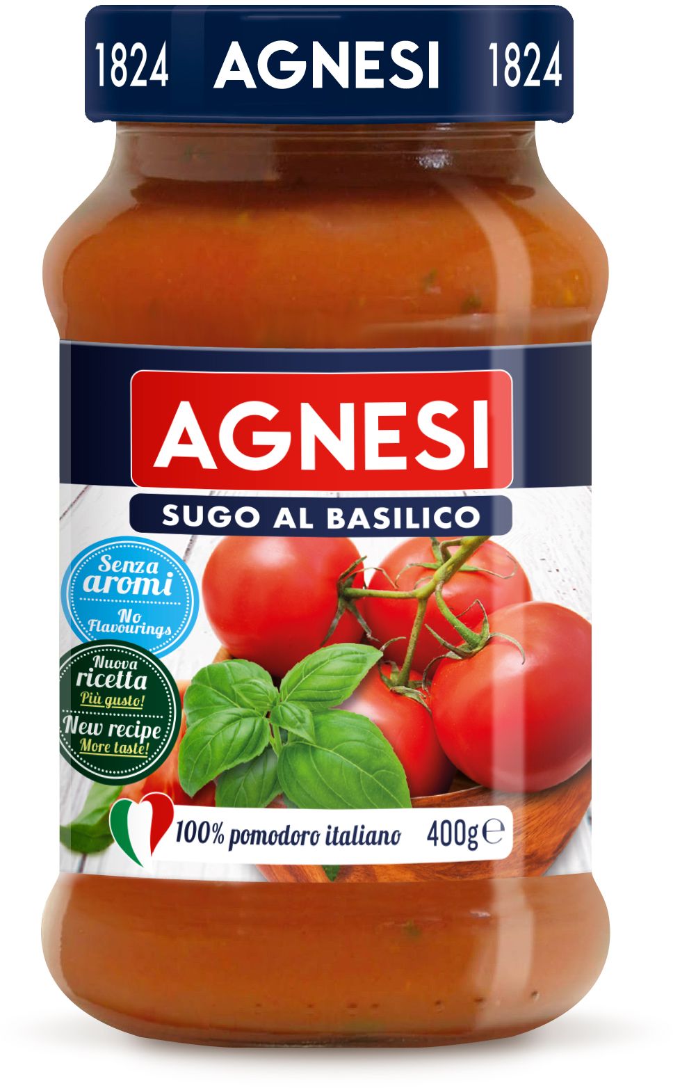 Agnesi Tomato & Basil Sauce 400g Agnesi Tomato & Basil Sauce 400g