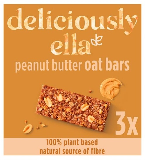 Deliciously Ella Peanut butter oat bar ( 3 x 50g ) Deliciously Ella Peanut butter oat bar ( 3 x 50g )