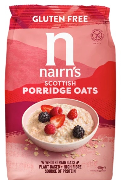 Nairns Gluten Free Porridge Oats 450g