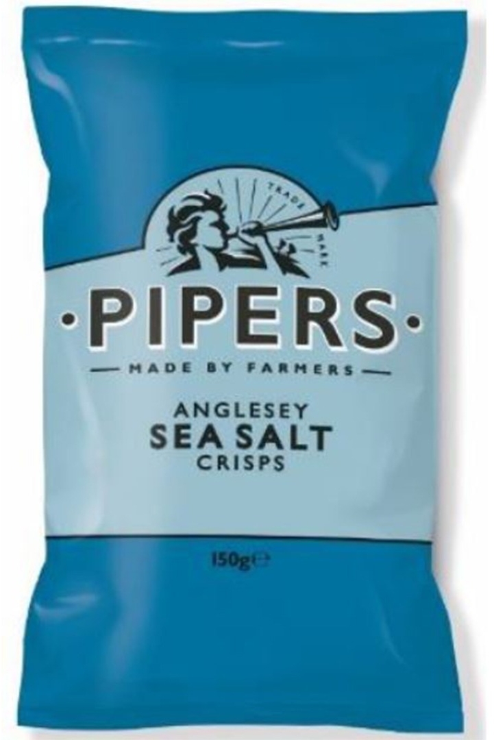 Pipers sea salt crisps 150g Pipers sea salt crisps 150g