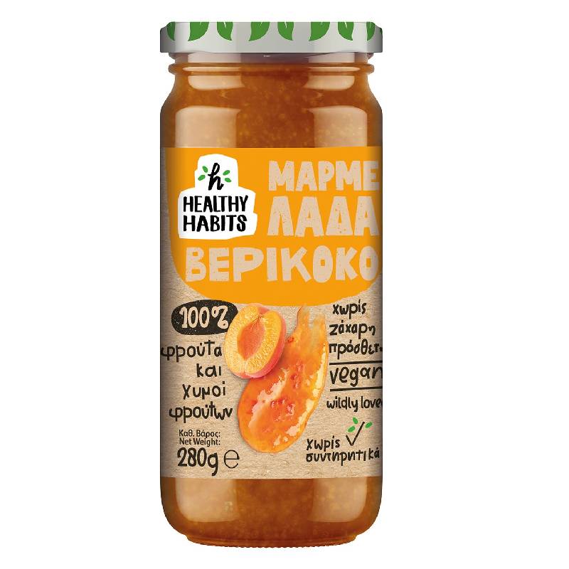 Healthy Habits Apricot Jam 280g Healthy Habits Apricot Jam 280g